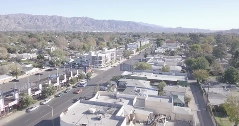 BurbankFO MainSt Day Stock Footage 91113983
