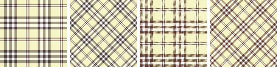 Burberry Check design seamless pattern tartan plaid for dress gingham,flannel Illustrazione stock