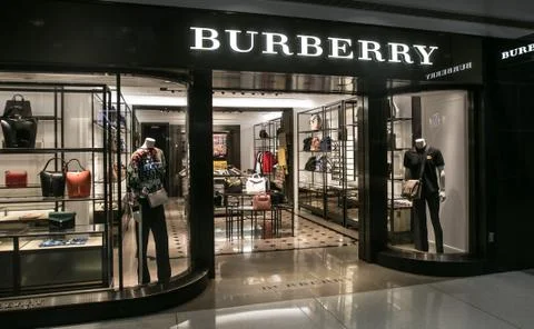 Burberry store Foto stock