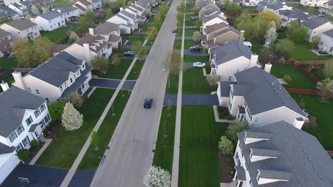 Burbs and car  Stock Footage 112272452