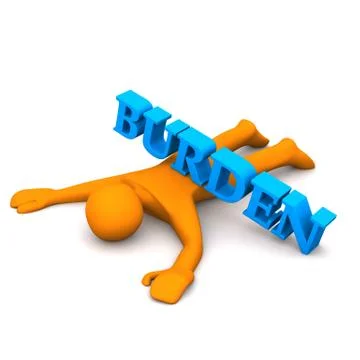 Burden Stock Illustration
