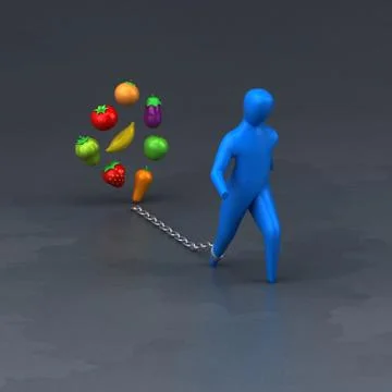 Burden symbol - 3D Illustration Illustrazione stock