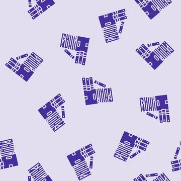 Bureaucracy paper document glyph seamless pattern 스톡 일러스트