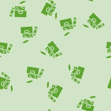 Bureaucracy paper document glyph vector seamless pattern Stock Illustration