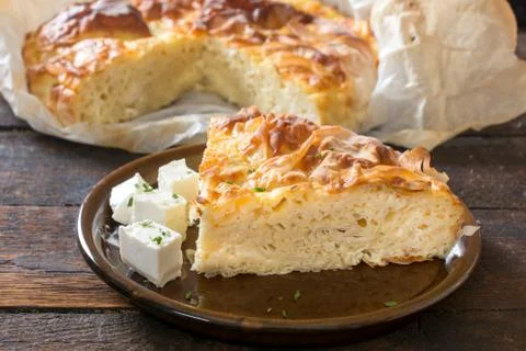 Burek slice Stock Photos