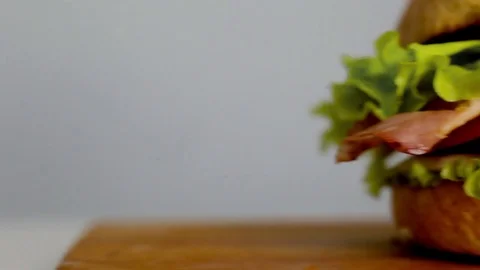 Burger 1 Stock Footage 74834061