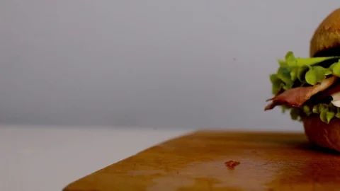 Burger 2 Stock Footage 74834982