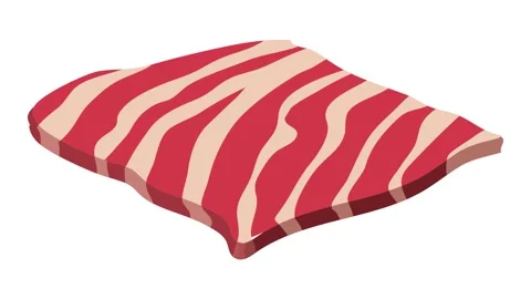 Burger bacon icon animation Stock Footage 152562092