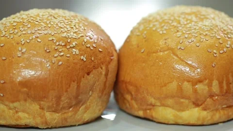 Burger bread Stock Footage 140539731