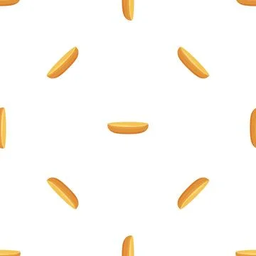 Burger bread pattern seamless vector Stock Illustration