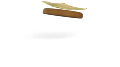 Burger build from ingredients Stock Footage 40583262