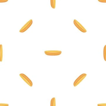 Burger bun pattern seamless vector Stock Illustration