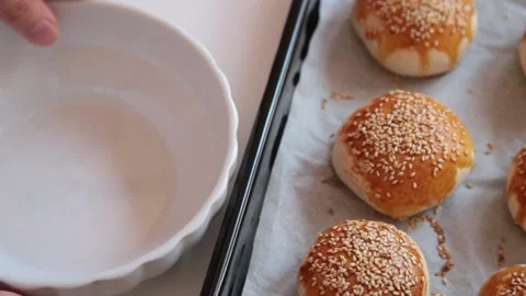 Burger Buns Stock Footage 200111296