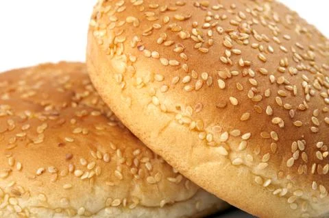 Burger buns Stock Photos