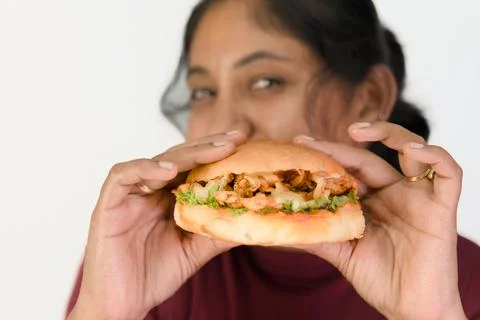 Burger Cravings Stock Photos