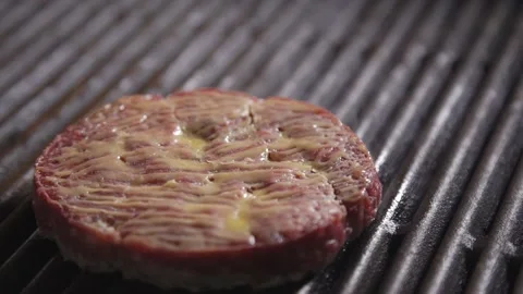 Burger cutlet Stock Footage 132937343