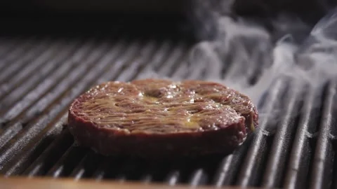 Burger cutlet Stock Footage 132937345