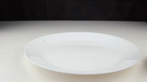 Burger Floating in the air on table Stock Footage 77646143