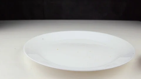 Burger Floating in the air on table Stock Footage 77646195