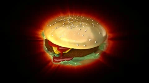 Burger Stock Footage 10717705