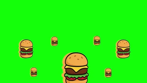 Burger green Stock Footage 316564512