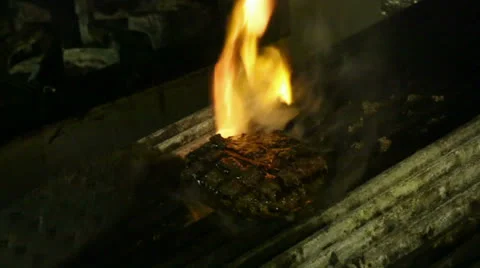Burger on the Grill Stock-Footage 26958951