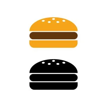 Burger icon. Burger icon vector. Burger sign or symbol Stock Illustration