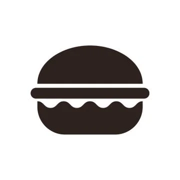 Burger icon Stock Illustration