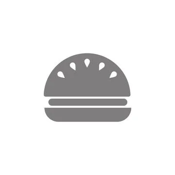 Burger icon. Simple web black icon, can be used as web element icon Stock Illustration
