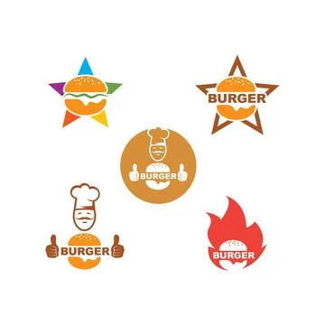 Burger icon vector illustration design Stock Illustration