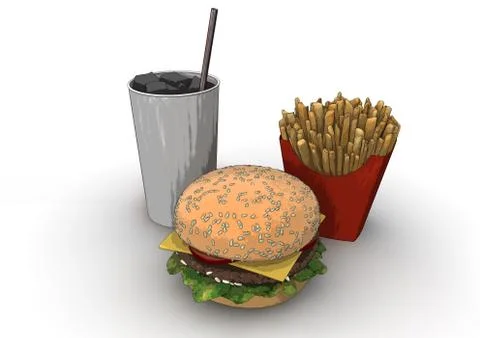 Burger Stock Illustration