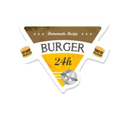 Burger Stock Illustration