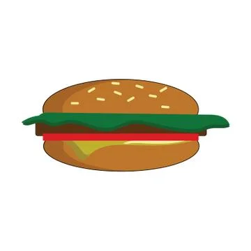 Burger Stock Illustration