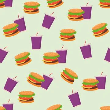 Burger Stock Illustration