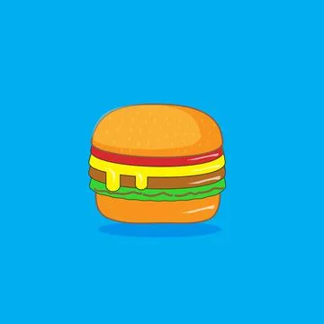Burger 库存插图