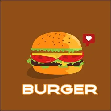 Burger Stock Illustration