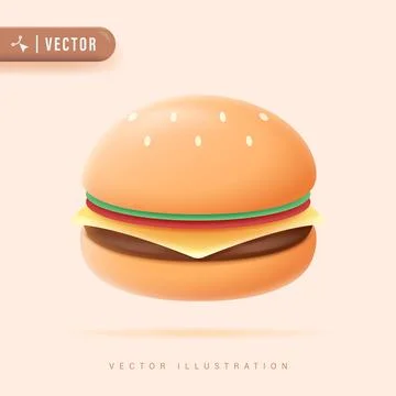 Burger Stock Illustration