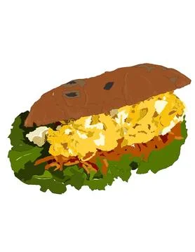 Burger Stock Illustration