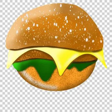 Burger illustration Stock Illustration