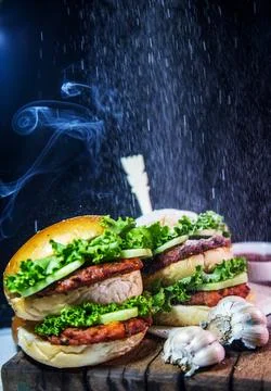 Burger image Stock Photos