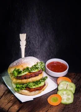 Burger image Stock Photos
