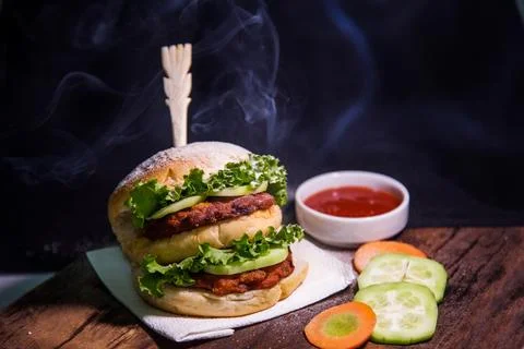 Burger image Stock Photos