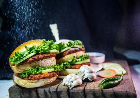 Burger image Stock Photos