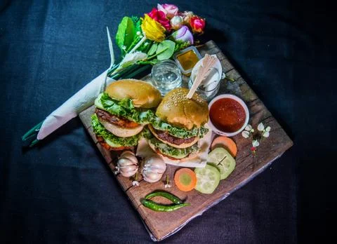 Burger image Stock Photos