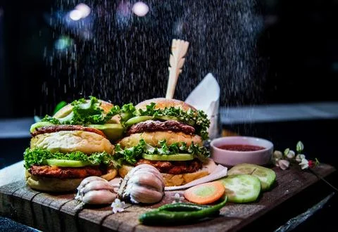 Burger image Stock Photos