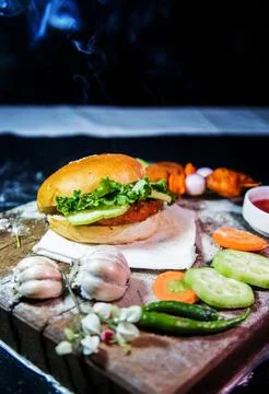 Burger image Stock Photos