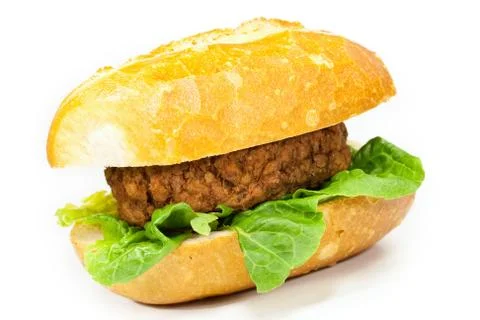 Burger isolated Stock Photos