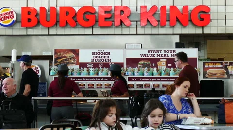 Burger King restaurant 4K Stock Footage 51233954