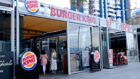 Burger king restaurant Stock Footage 115774113