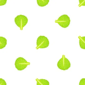 Burger leaf pattern seamless vector Stock Illustration